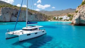 découvrez la crète autrement avec christal sailing : vivez une aventure authentique en catamaran, entre paysages idylliques et mer cristalline.