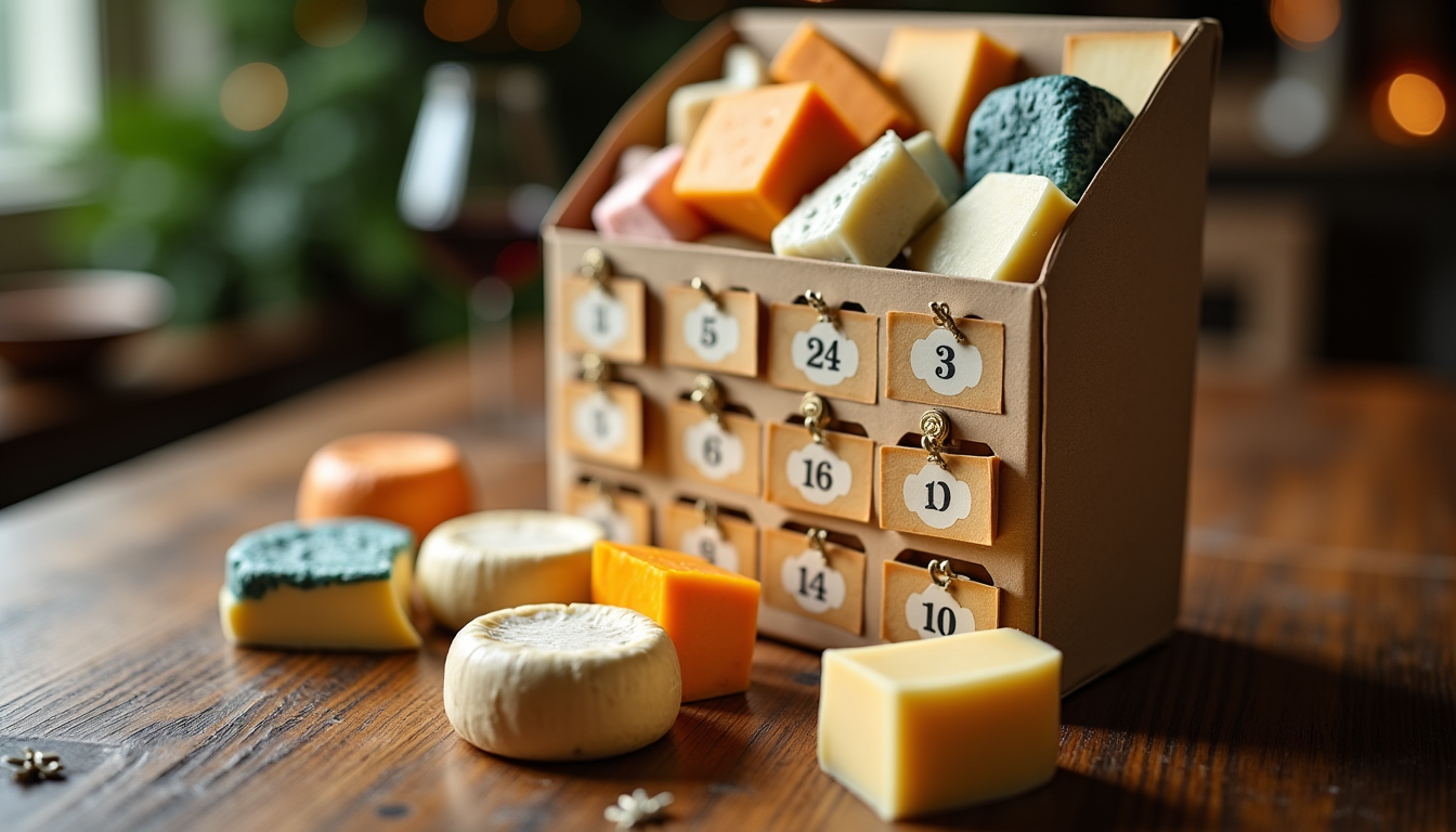 Découvrez de nouveaux goûts : calendrier de l'avent fromage